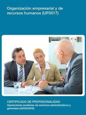 cover image of UF0517--Organización empresarial y de recursos humanos